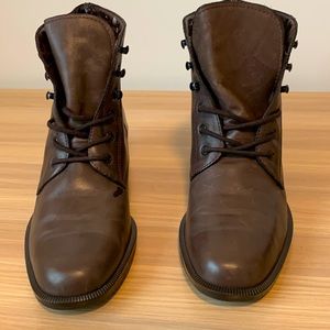 Brown Markon Leather Boots Size 7